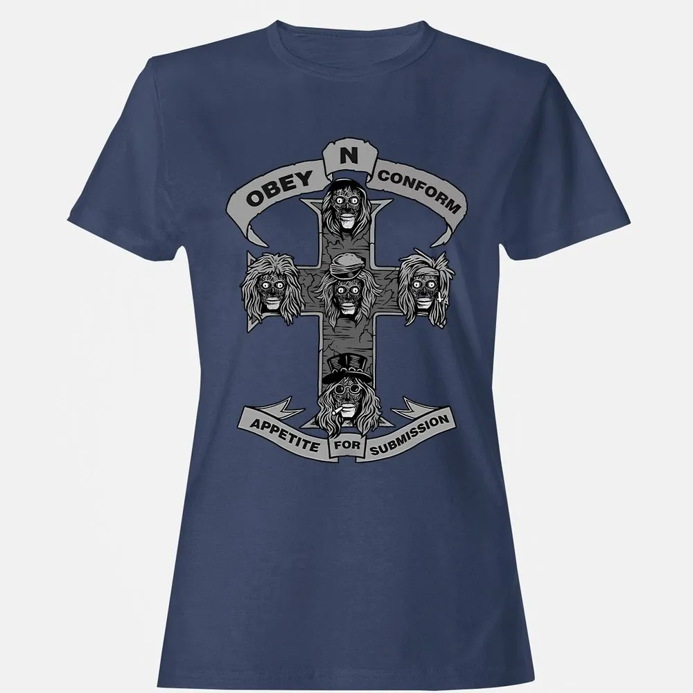 Women's T-Shirt - V1JKA5VG - Navy - 10