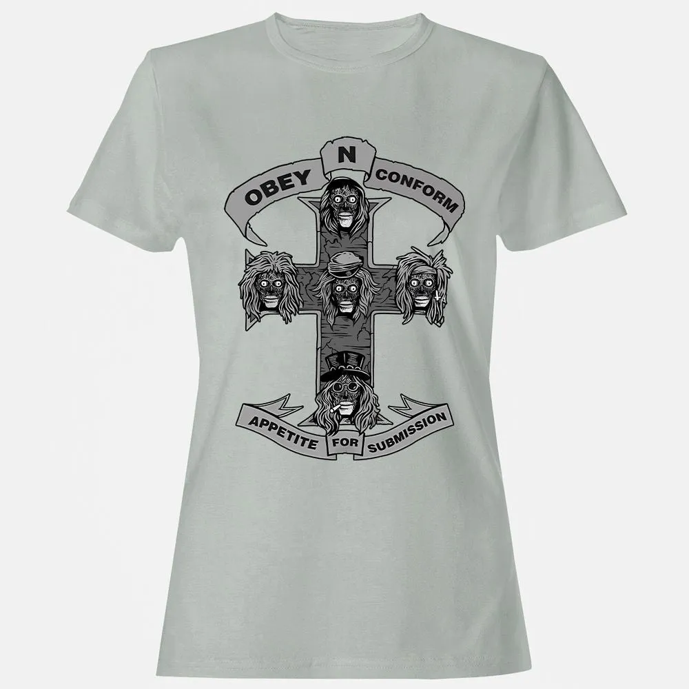 Women's T-Shirt - V1JKA5VG - Ash - 2