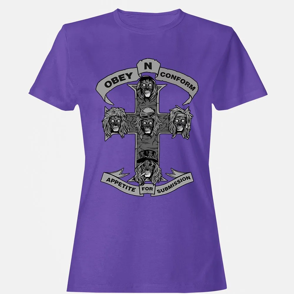 Women's T-Shirt - V1JKA5VG - Purple - 12