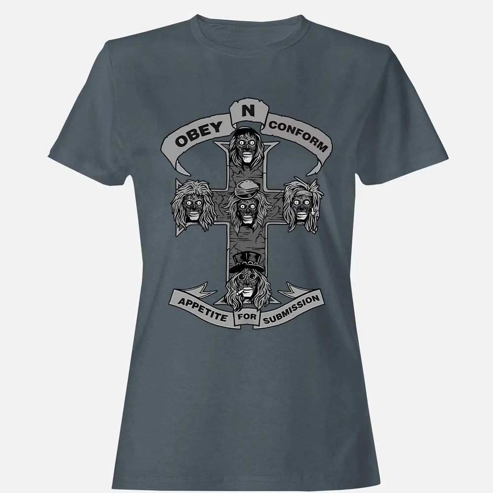 Women's T-Shirt - V1JKA5VG - Charcoal - 3