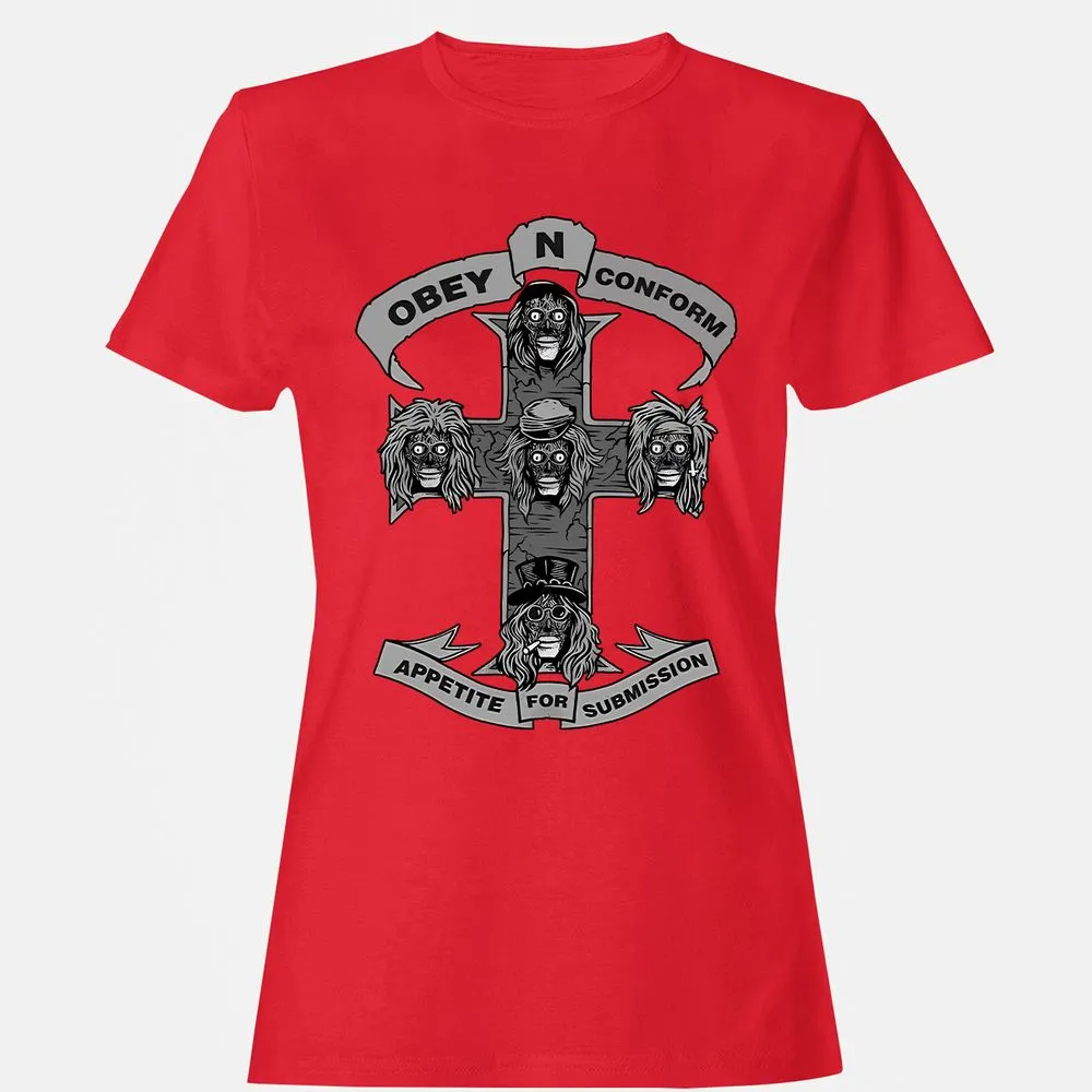 Women's T-Shirt - V1JKA5VG - Red - 13