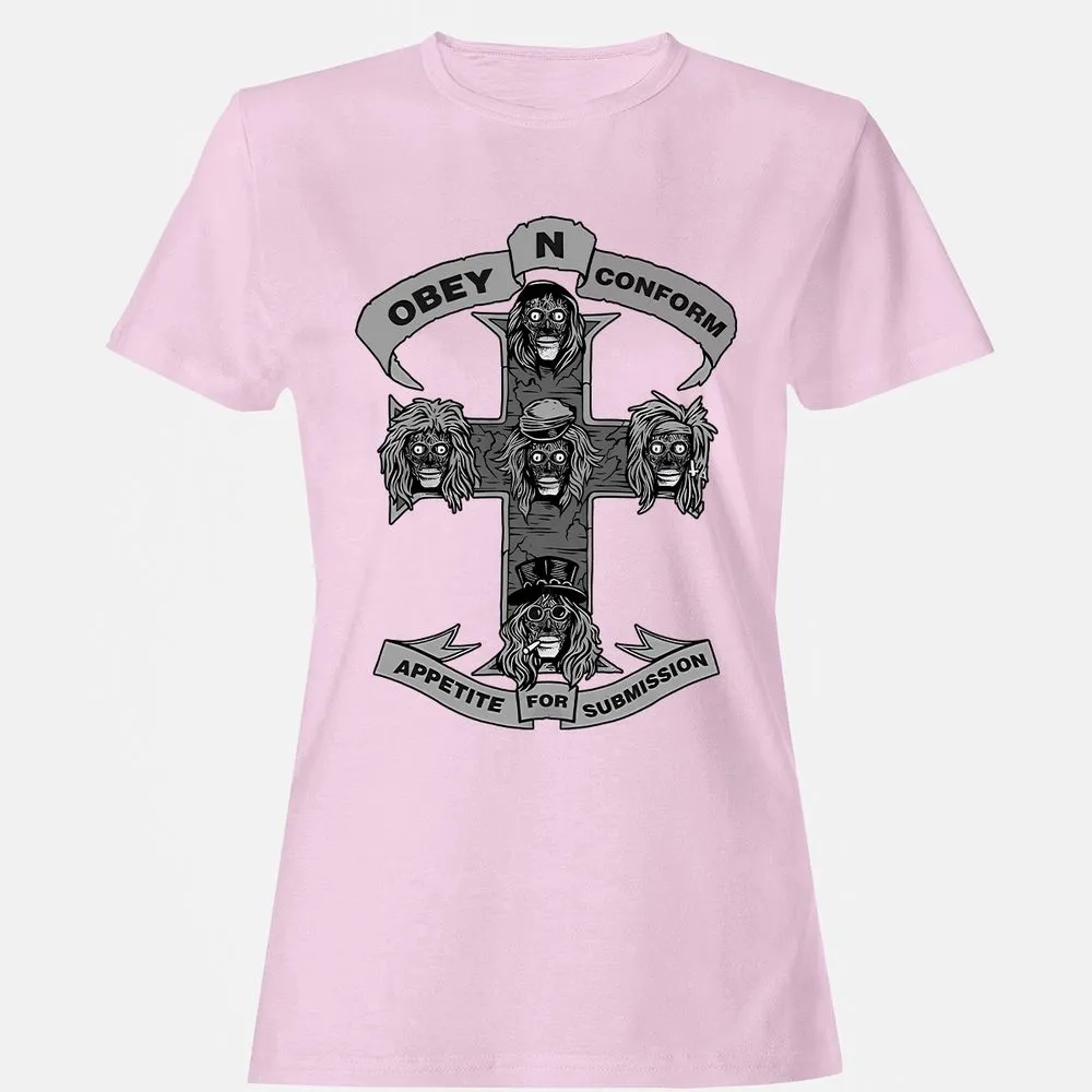 Women's T-Shirt - V1JKA5VG - Light Pink - 9