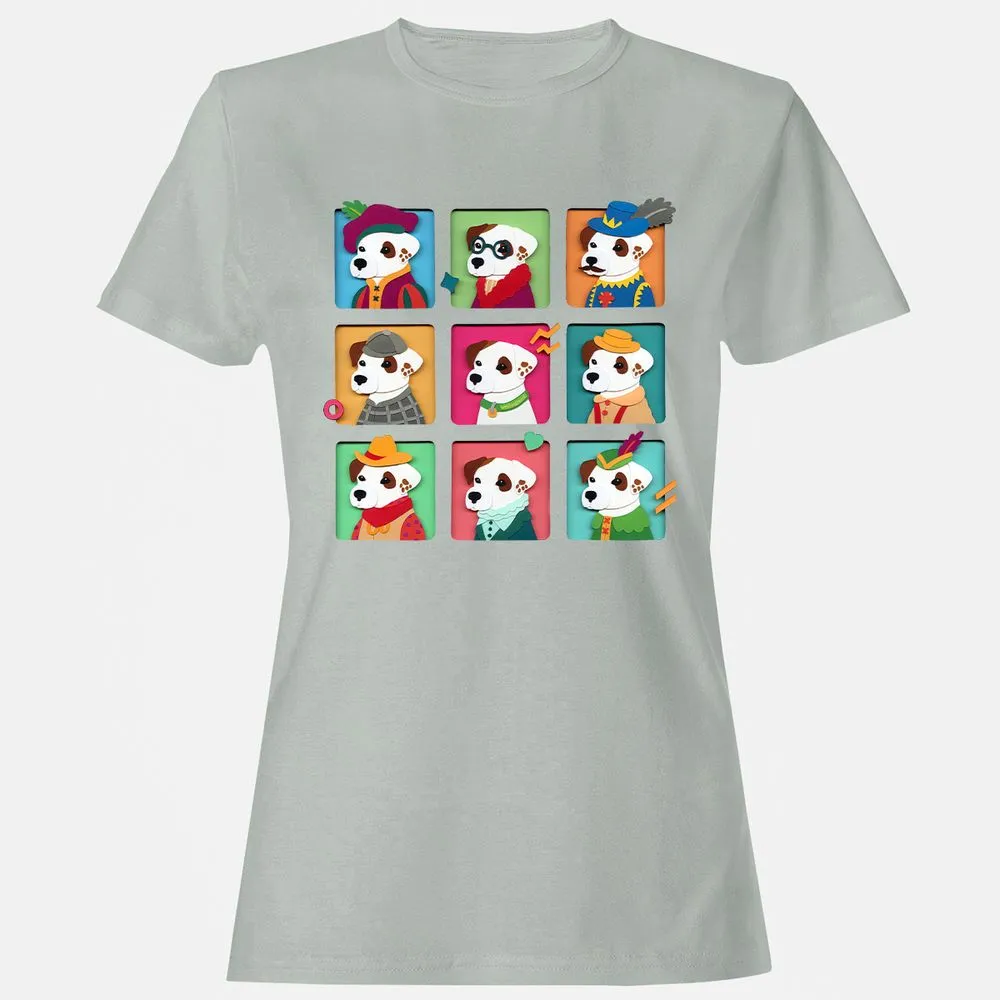 Women's T-Shirt - 916FX9DK - Ash - 2