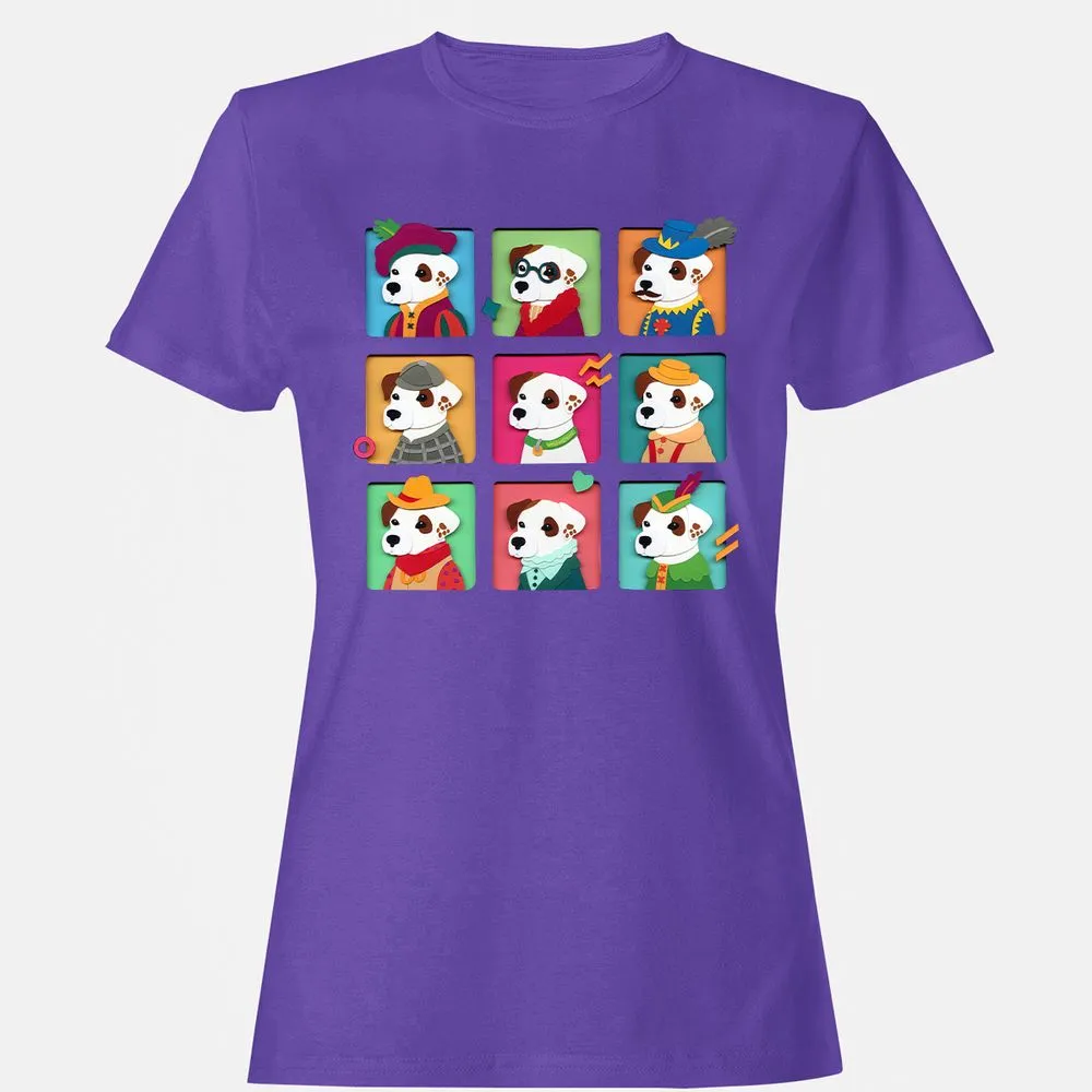 Women's T-Shirt - 916FX9DK - Purple - 12