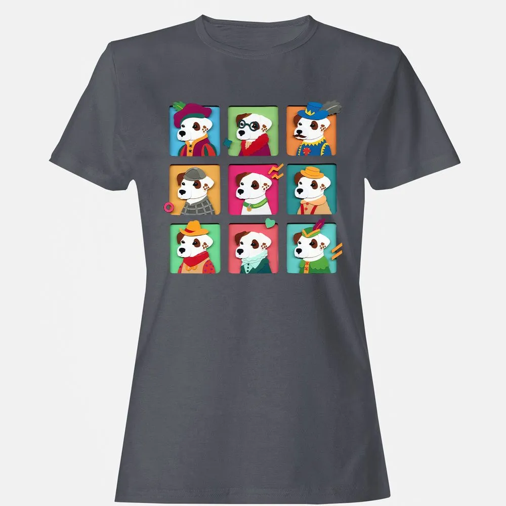 Women's T-Shirt - 916FX9DK - Dark Heather - 5