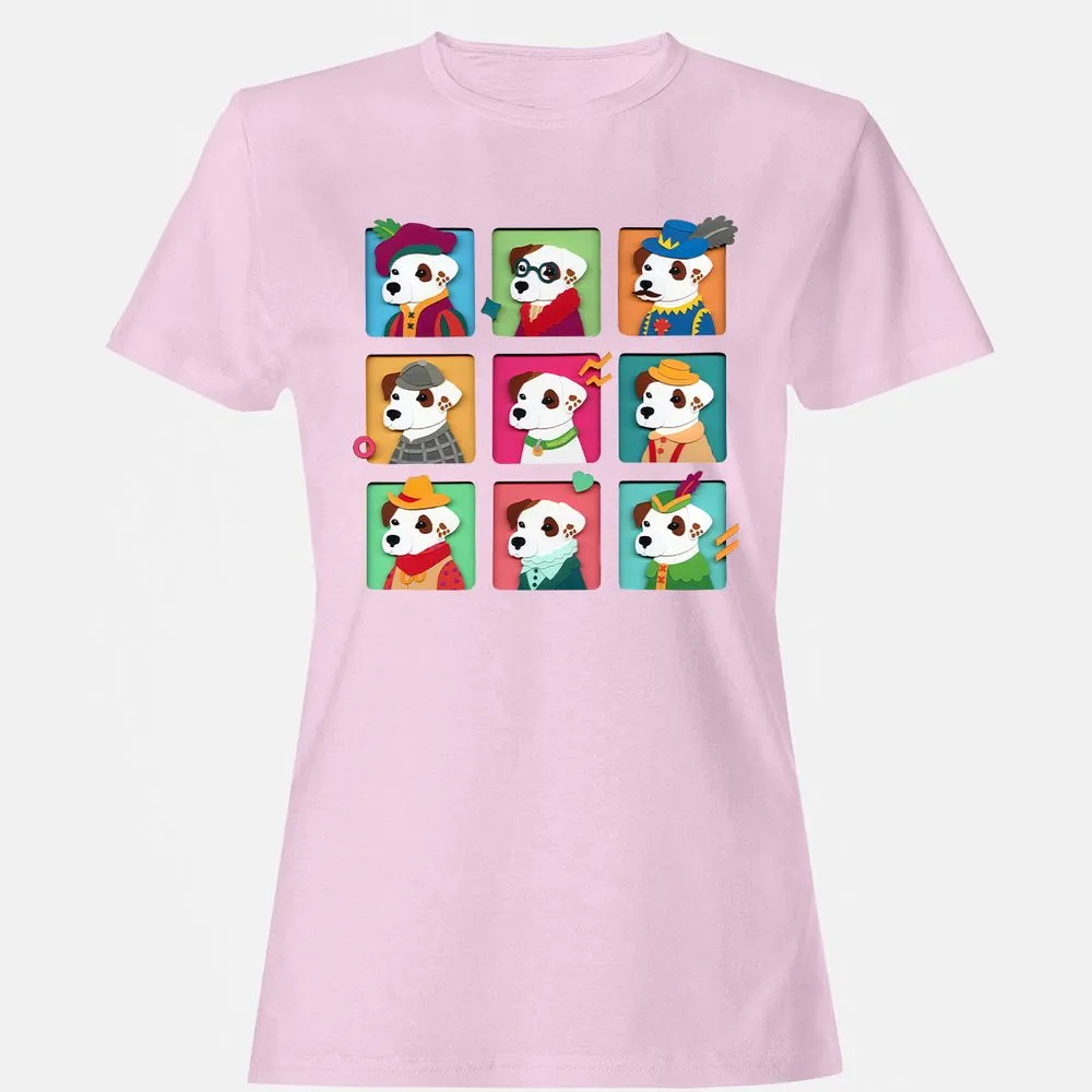 Women's T-Shirt - 916FX9DK - Light Pink - 9