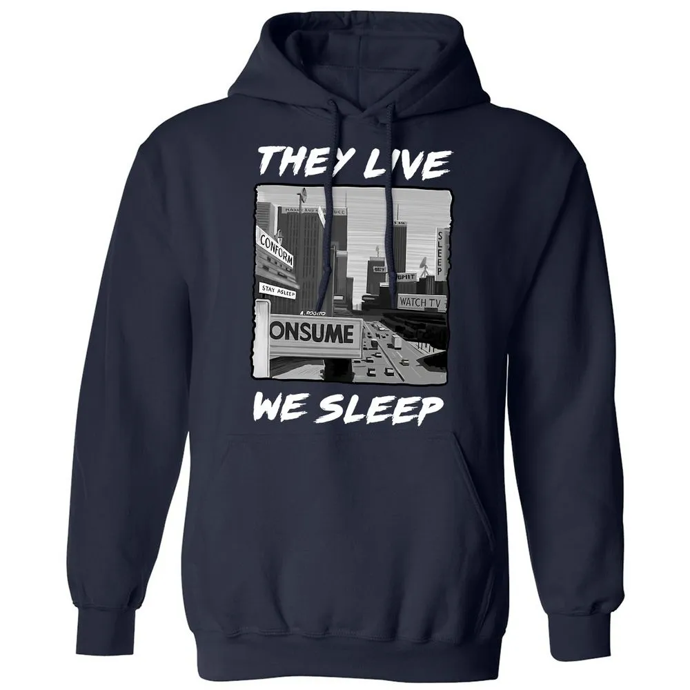 Classic Unisex Hoodie - UUVH5LZN - Navy - 2