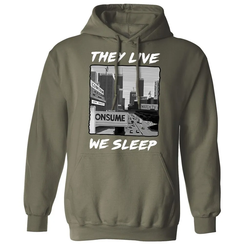 Classic Unisex Hoodie - UUVH5LZN - Military Green - 4