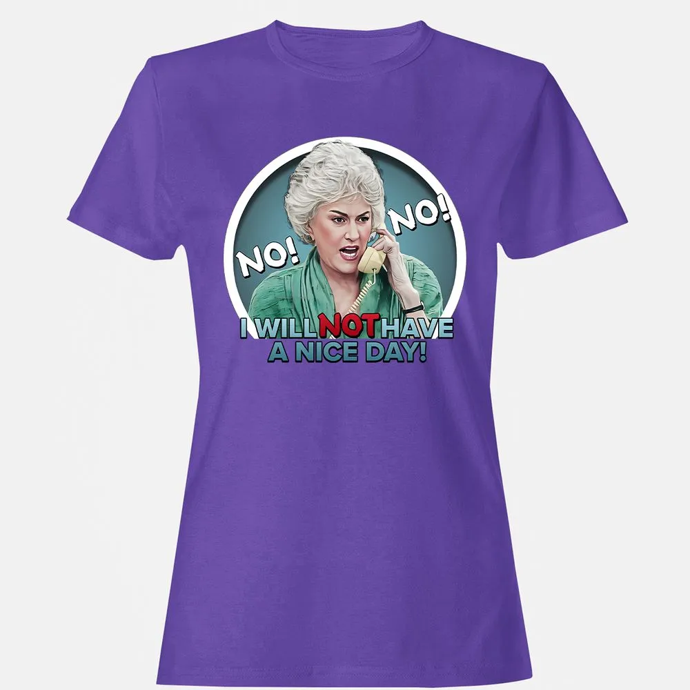 Women's T-Shirt - QFY3BM6Z - Purple - 12