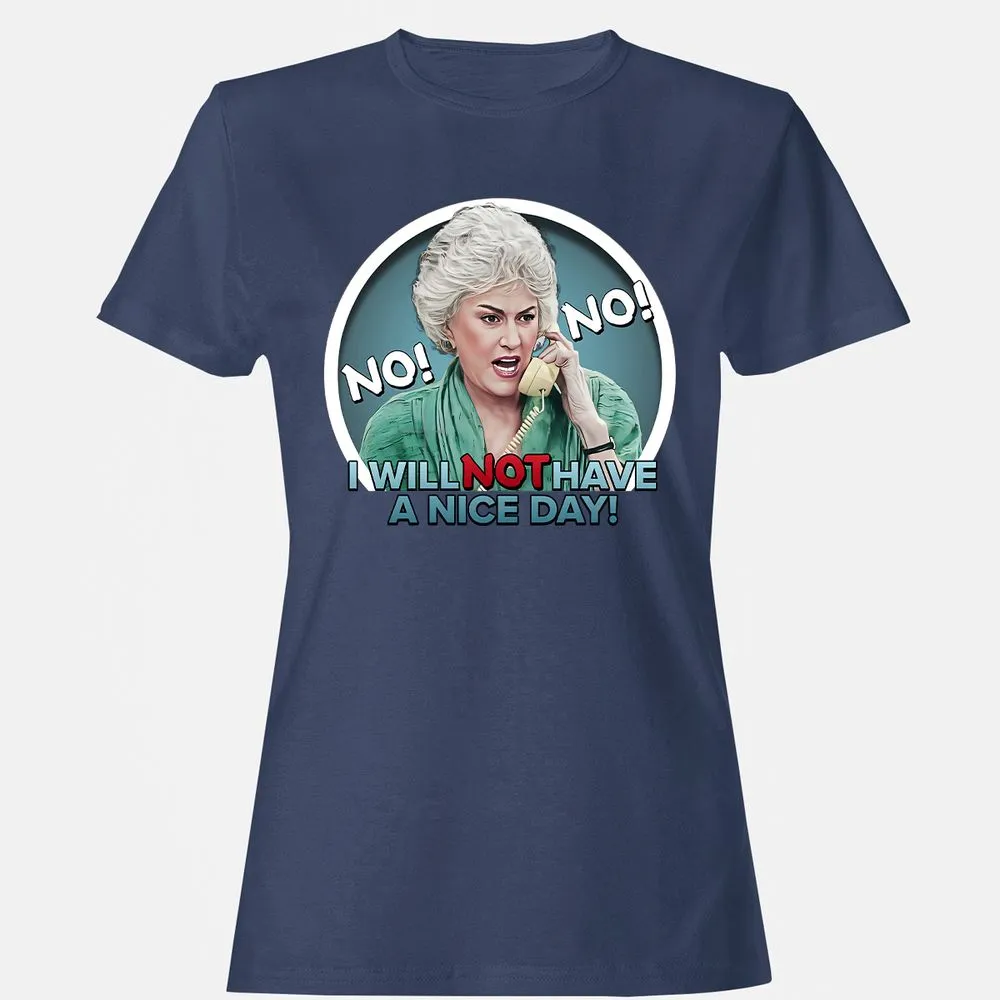 Women's T-Shirt - QFY3BM6Z - Navy - 10