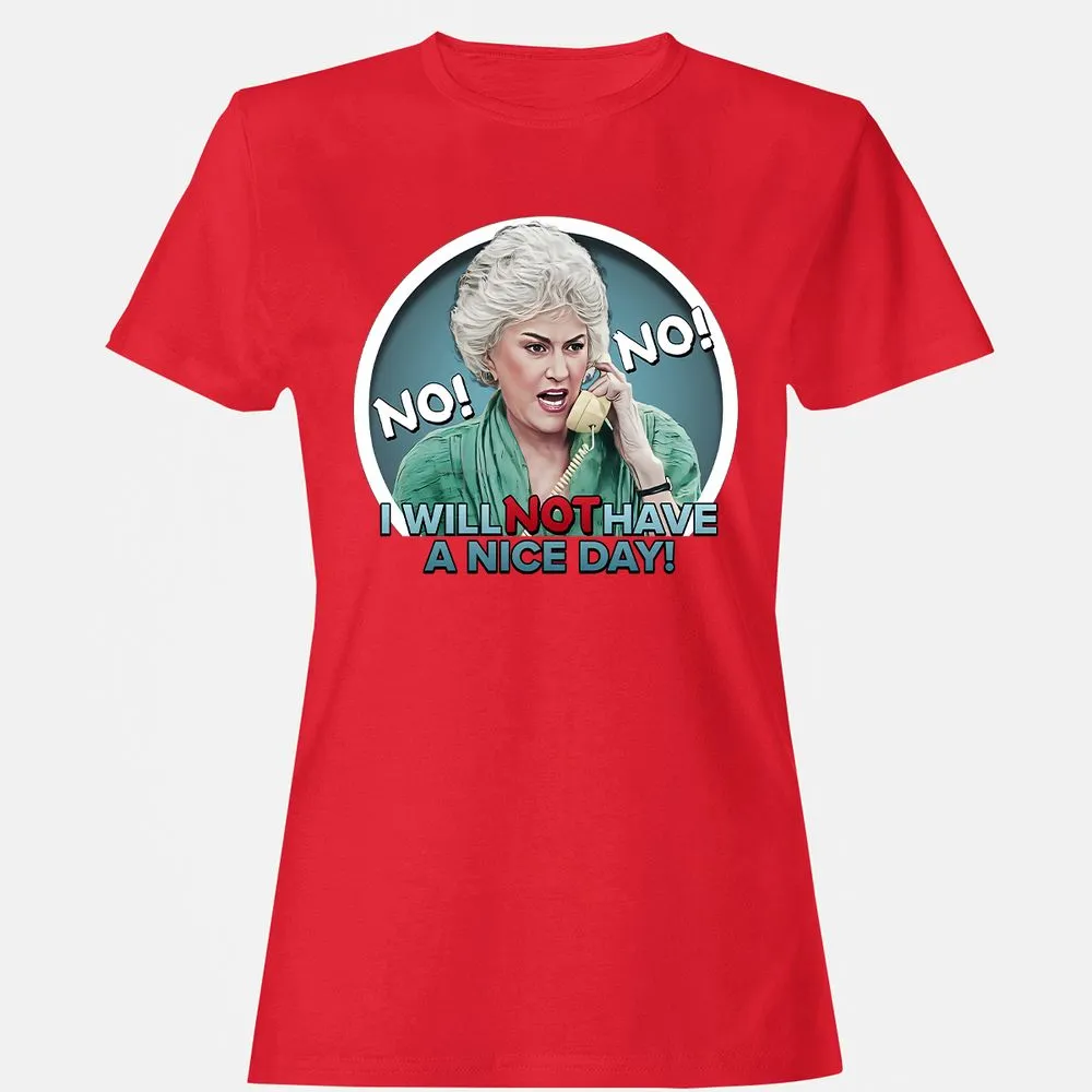 Women's T-Shirt - QFY3BM6Z - Red - 13