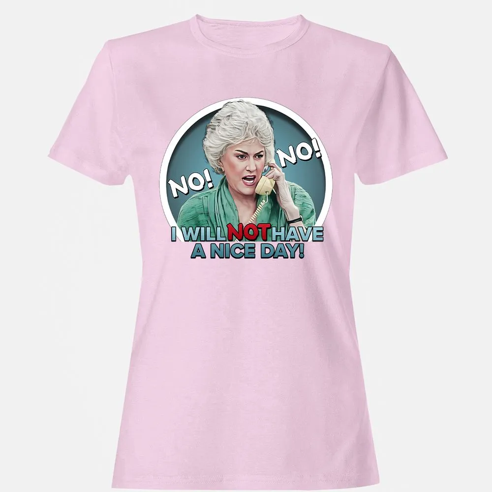 Women's T-Shirt - QFY3BM6Z - Light Pink - 9