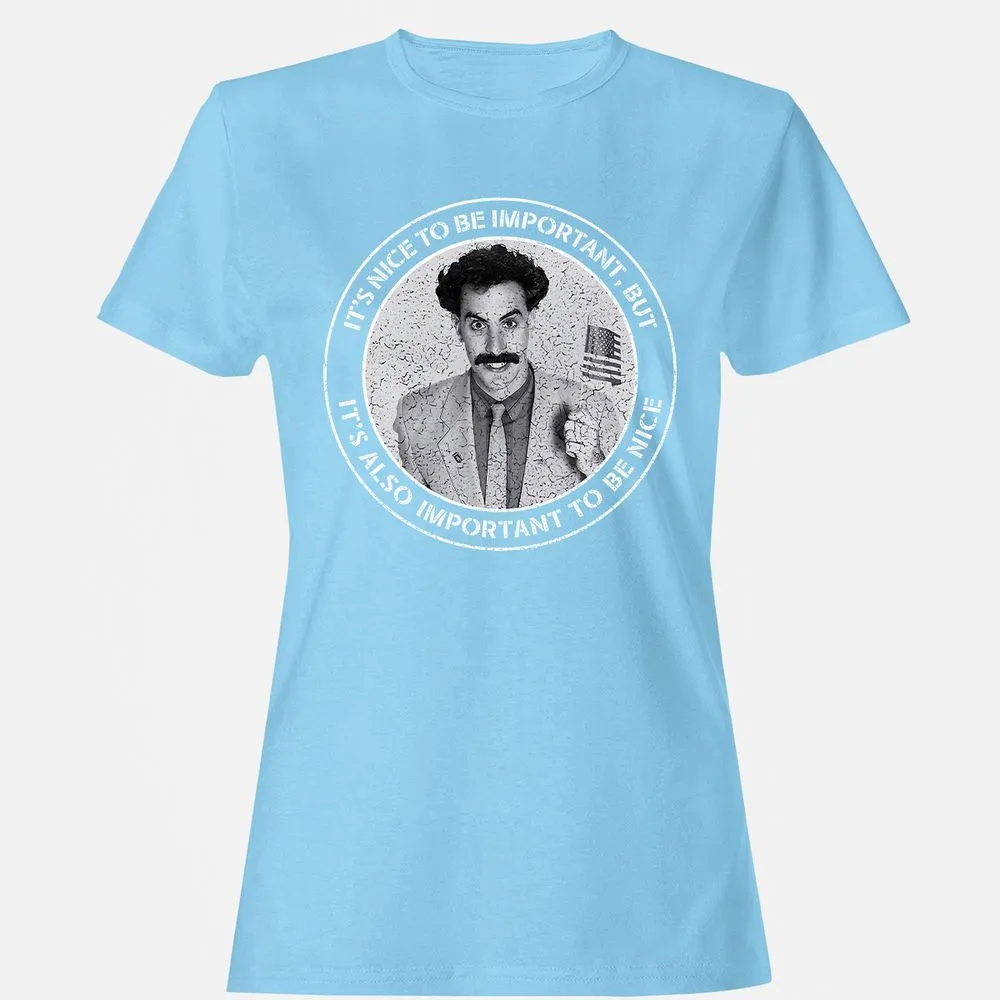 Women's T-Shirt - QL2KAGJ8 - Light Blue - 8
