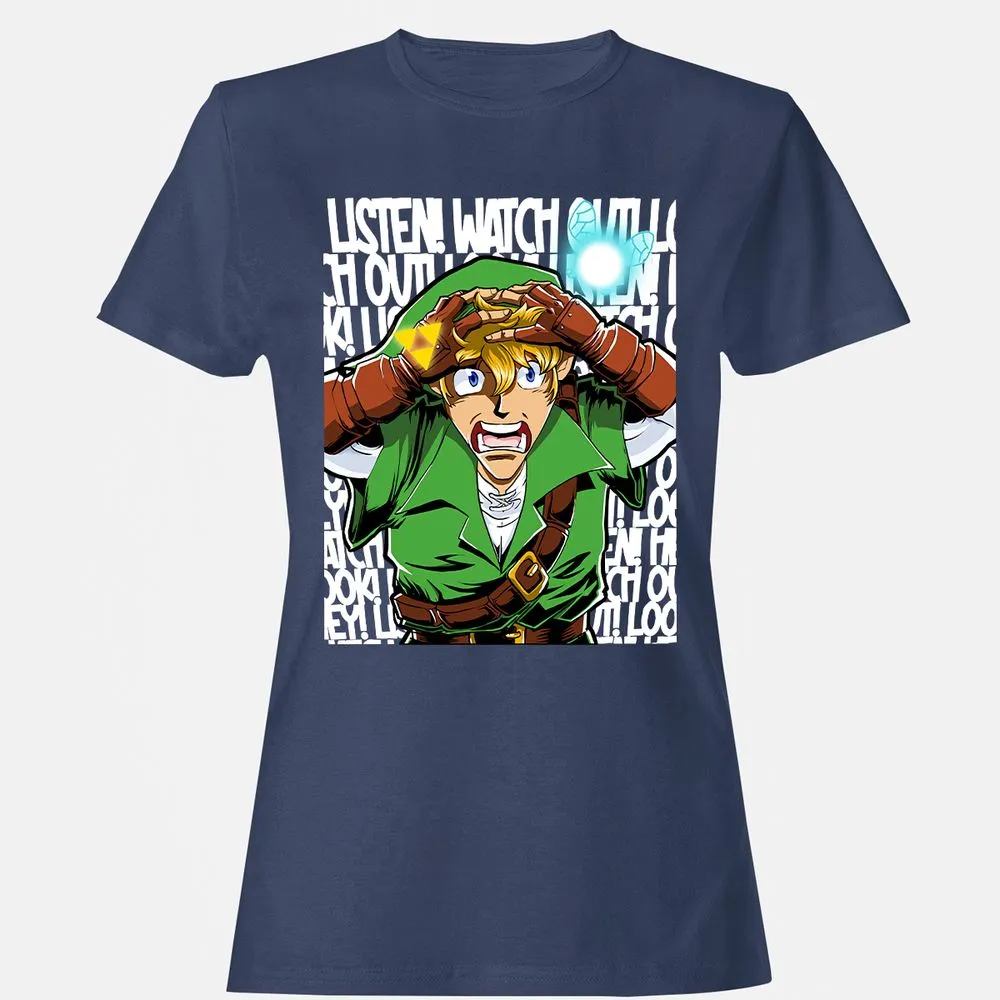 Women's T-Shirt - M64DG8KJ - Navy - 10