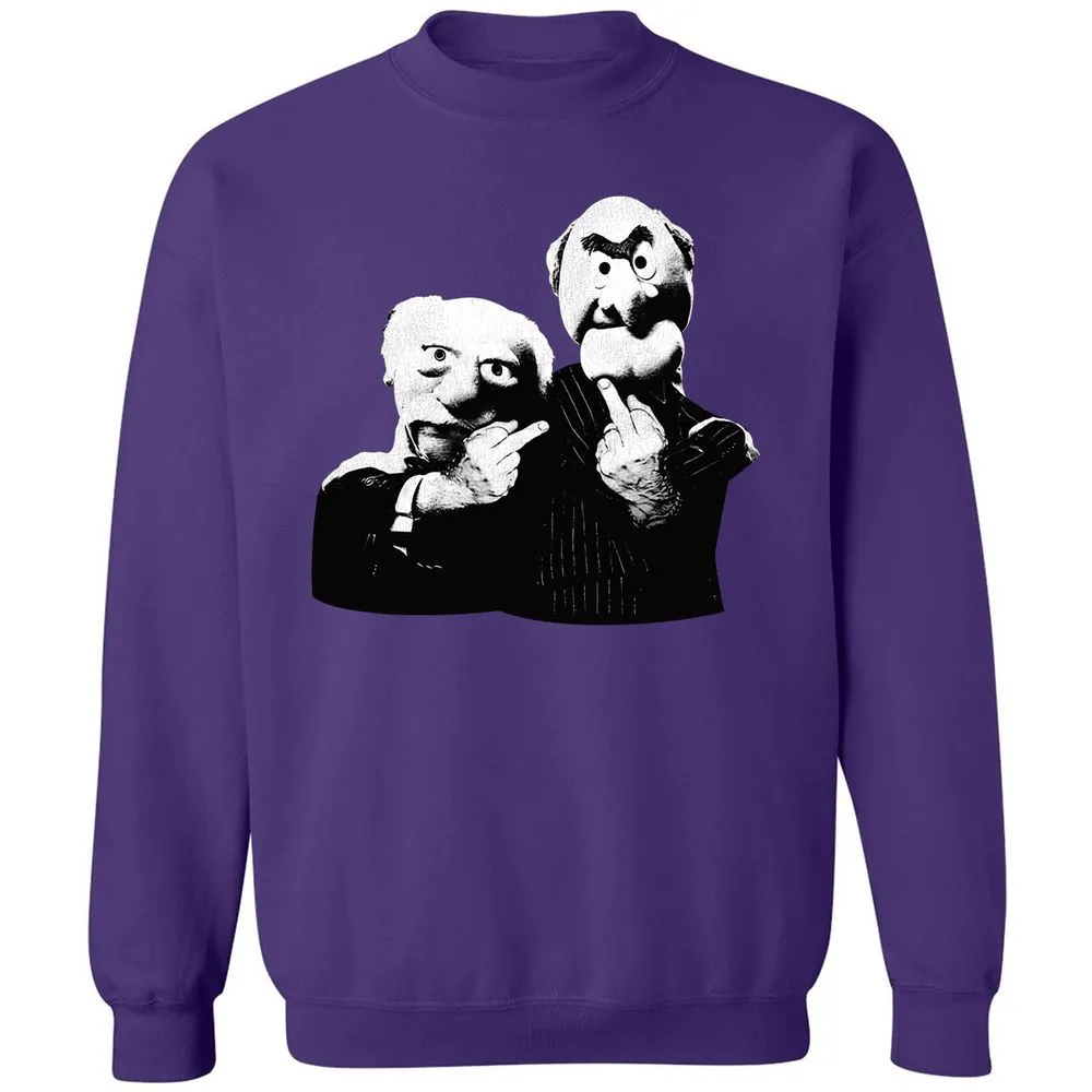 Statler and Waldorf Middle Finger - Purple - 6