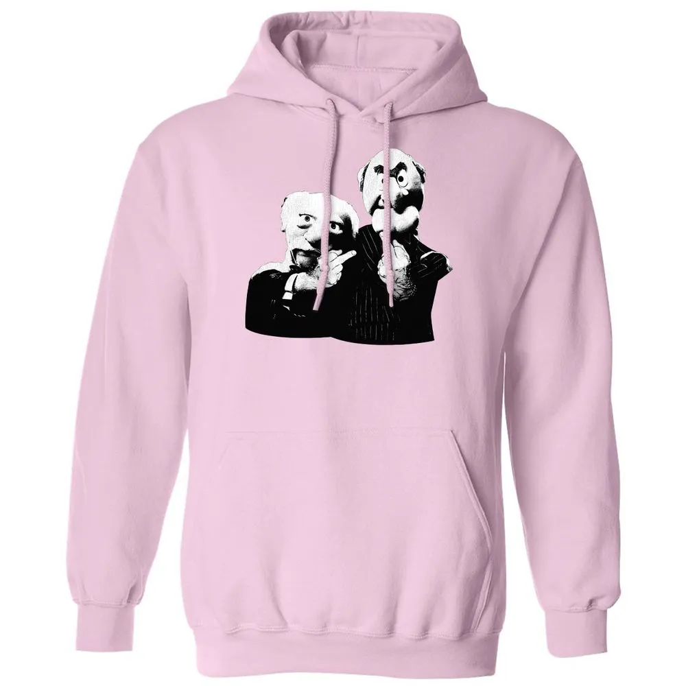 Statler and Waldorf Middle Finger - Light Pink - 3