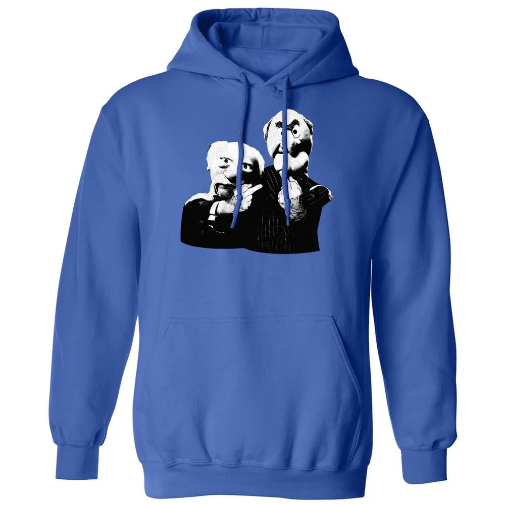 Statler and Waldorf Middle Finger - Royal - 9