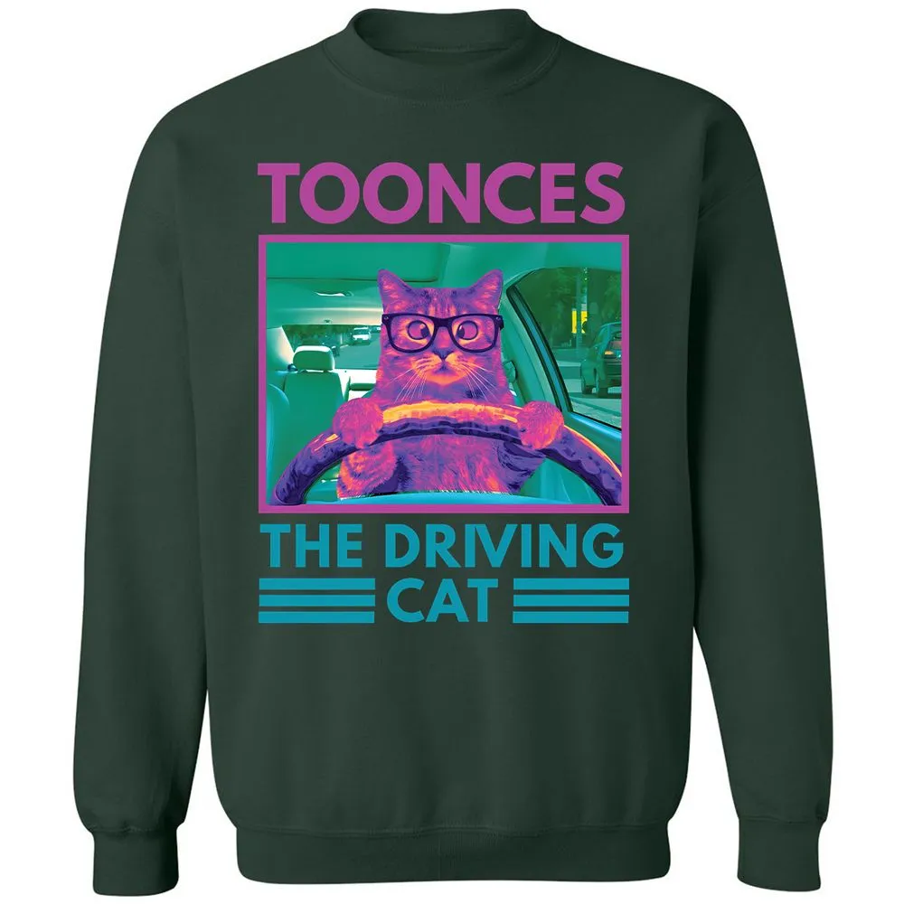 The Driving Cat - Forest Green - 4
