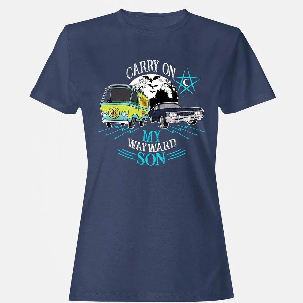 Women's T-Shirt - BQGWHJC5 - Navy - 10