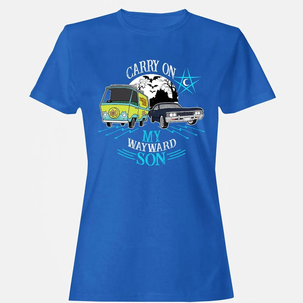 Women's T-Shirt - BQGWHJC5 - Royal - 14