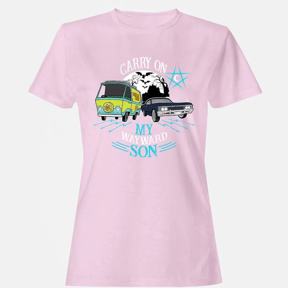 Women's T-Shirt - BQGWHJC5 - Light Pink - 9