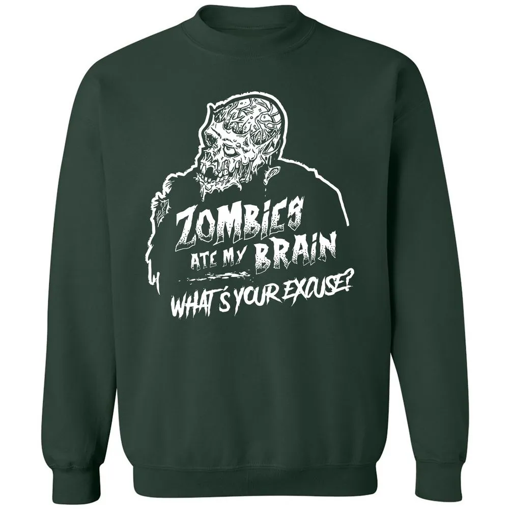 Zombies Ate My Brain - Forest Green - 4