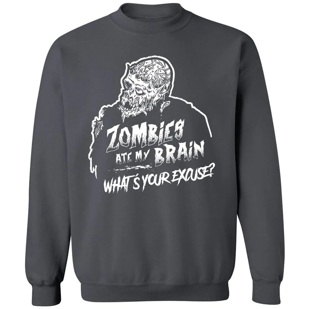 Zombies Ate My Brain - Charcoal - 7