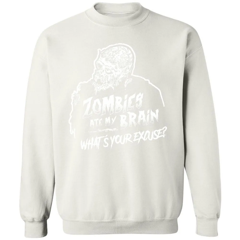 Zombies Ate My Brain - White - 12