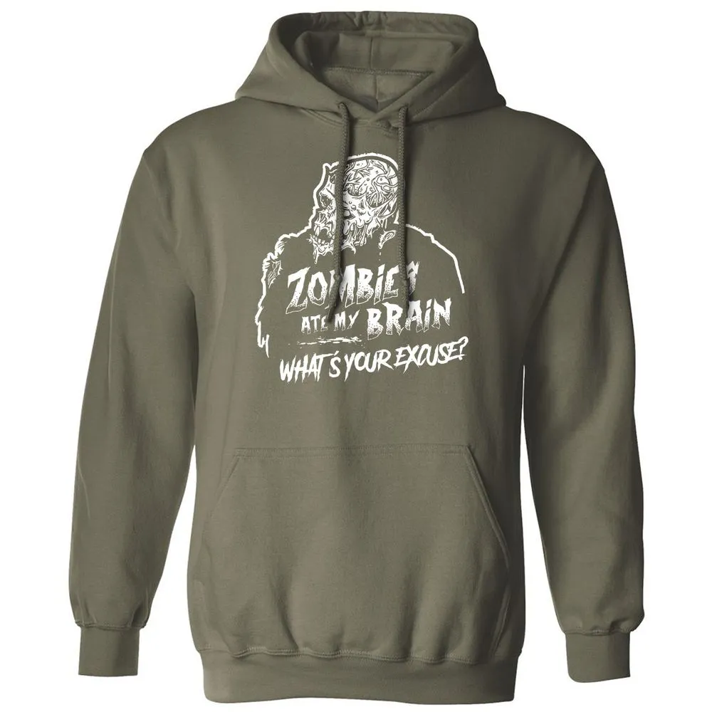 Zombies Ate My Brain - Military Green - 4