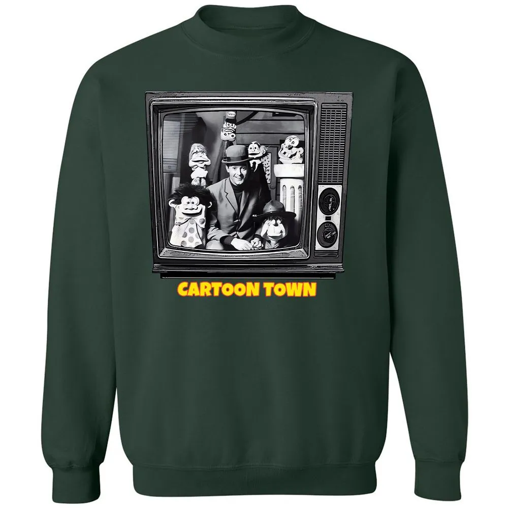 Cartoon Town - Forest Green - 4