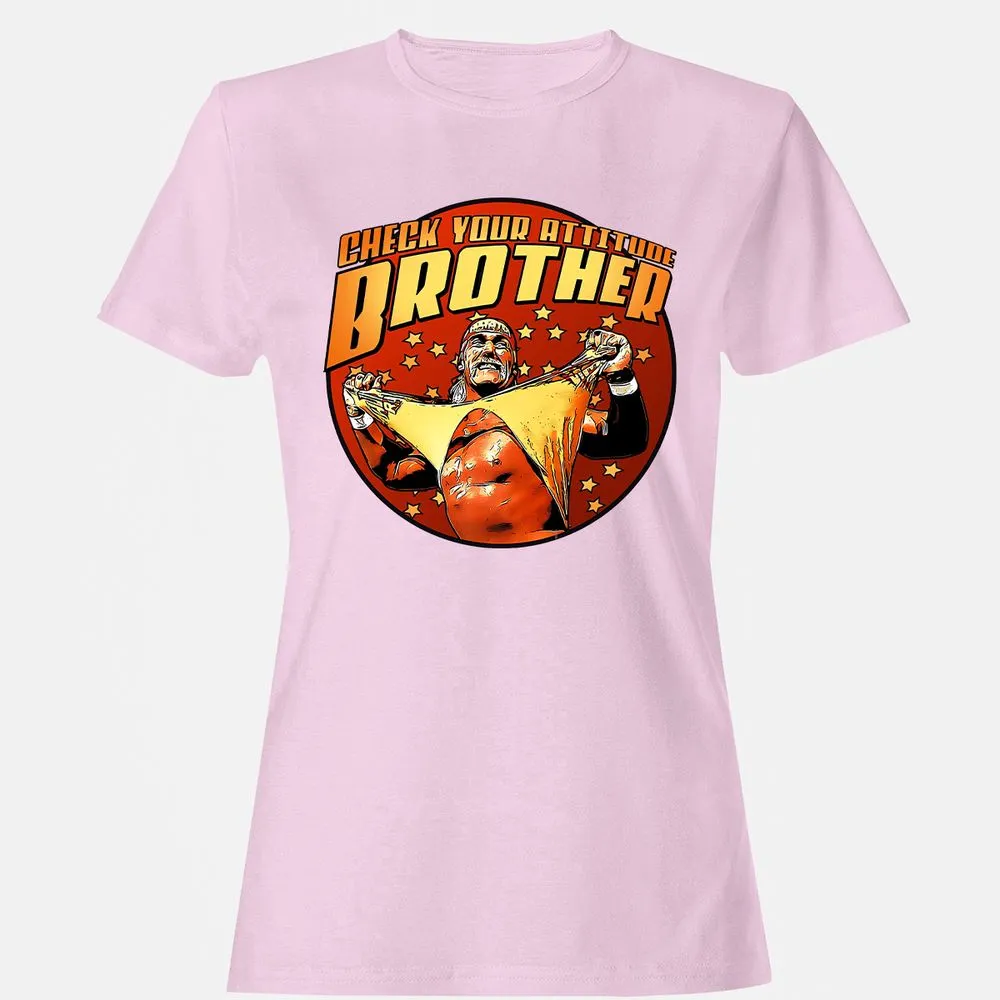 Women's T-Shirt - X8XVJL8N - Light Pink - 9