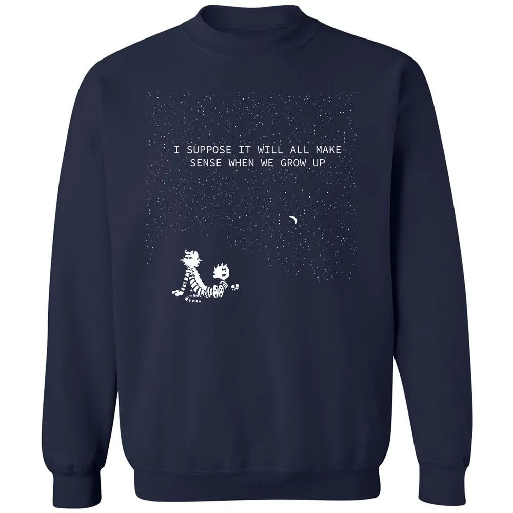 Calvin and Hobbes Stars - Navy - 2