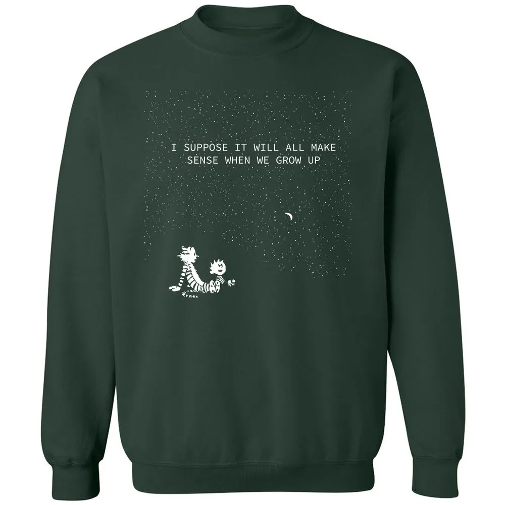 Calvin and Hobbes Stars - Forest Green - 4