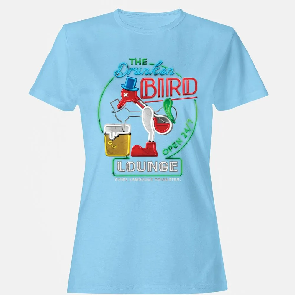 Women's T-Shirt - ZX9Q8BE3 - Light Blue - 8
