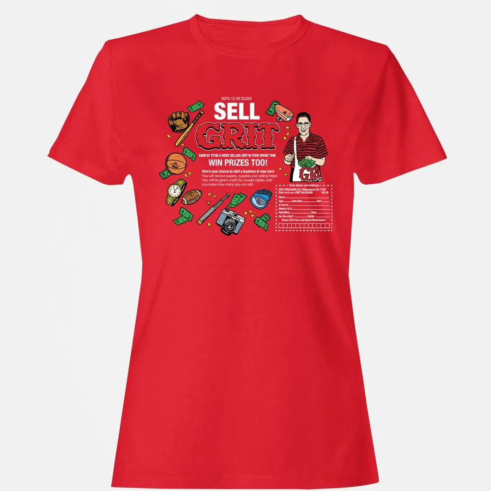 Women's T-Shirt - 277B88NU - Red - 13