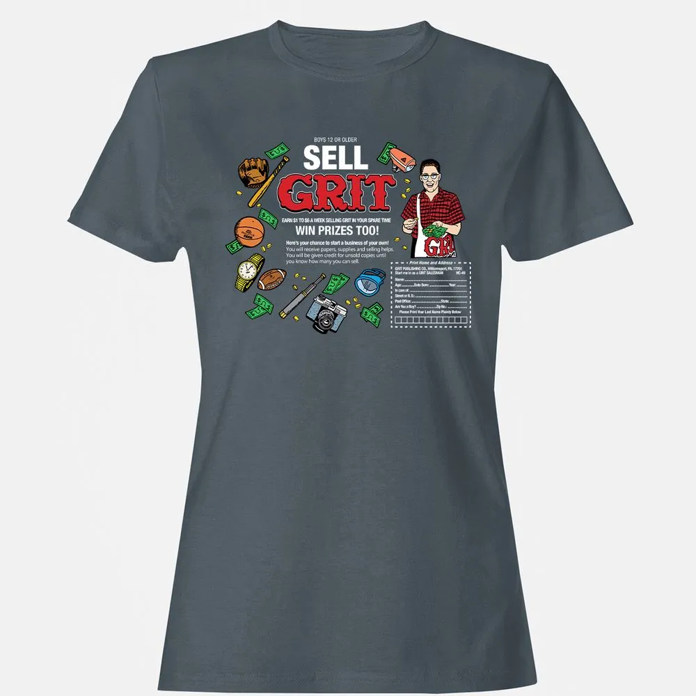 Women's T-Shirt - 277B88NU - Charcoal - 3