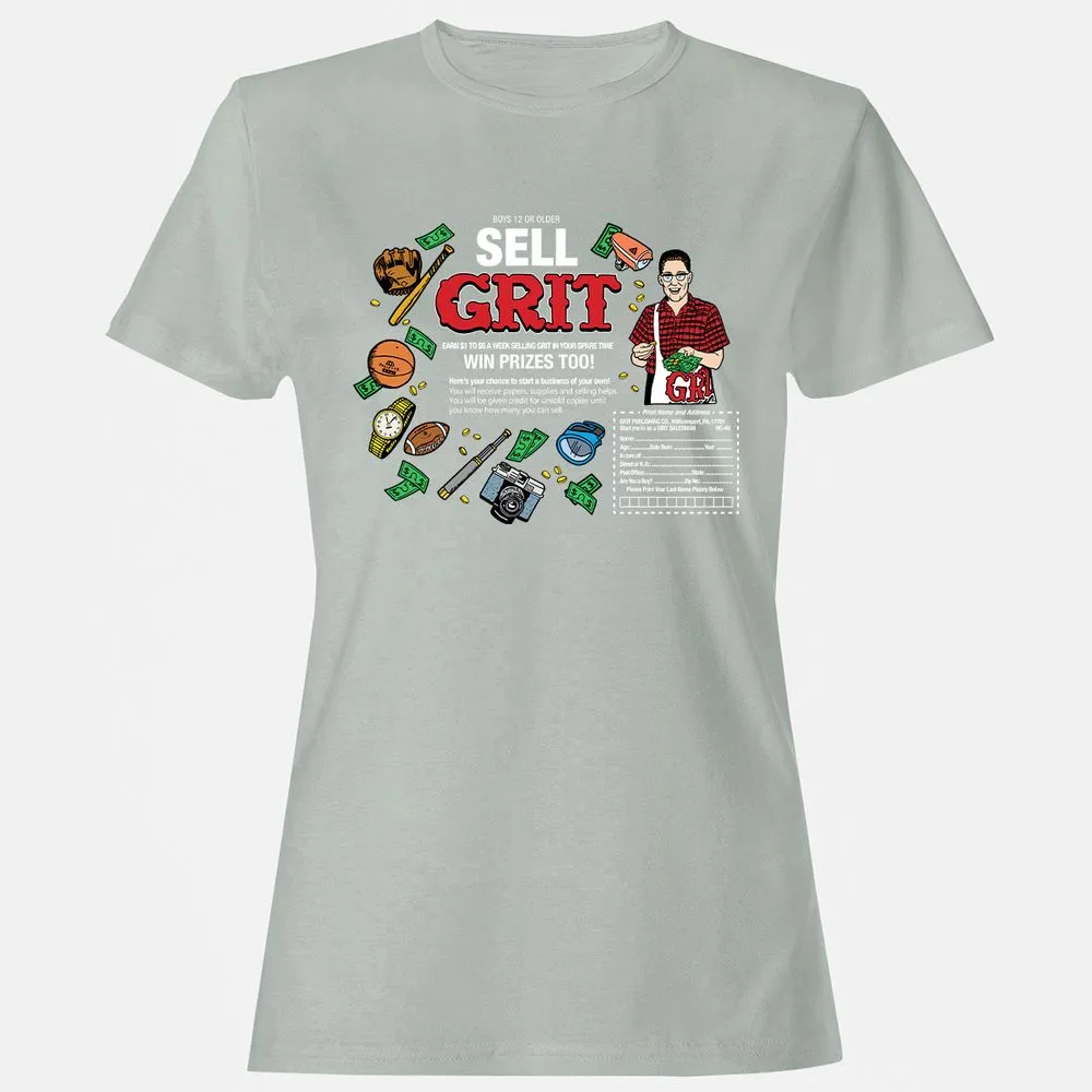 Women's T-Shirt - 277B88NU - Ash - 2