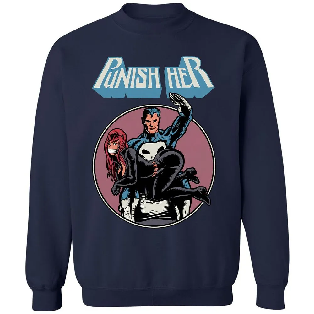 Classic Unisex Sweatshirt - CVKY6Q3D - Navy - 2