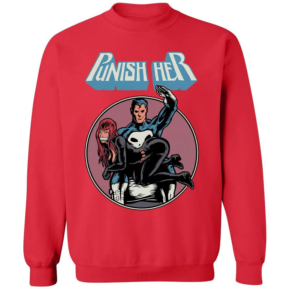 Classic Unisex Sweatshirt - CVKY6Q3D - Red - 5