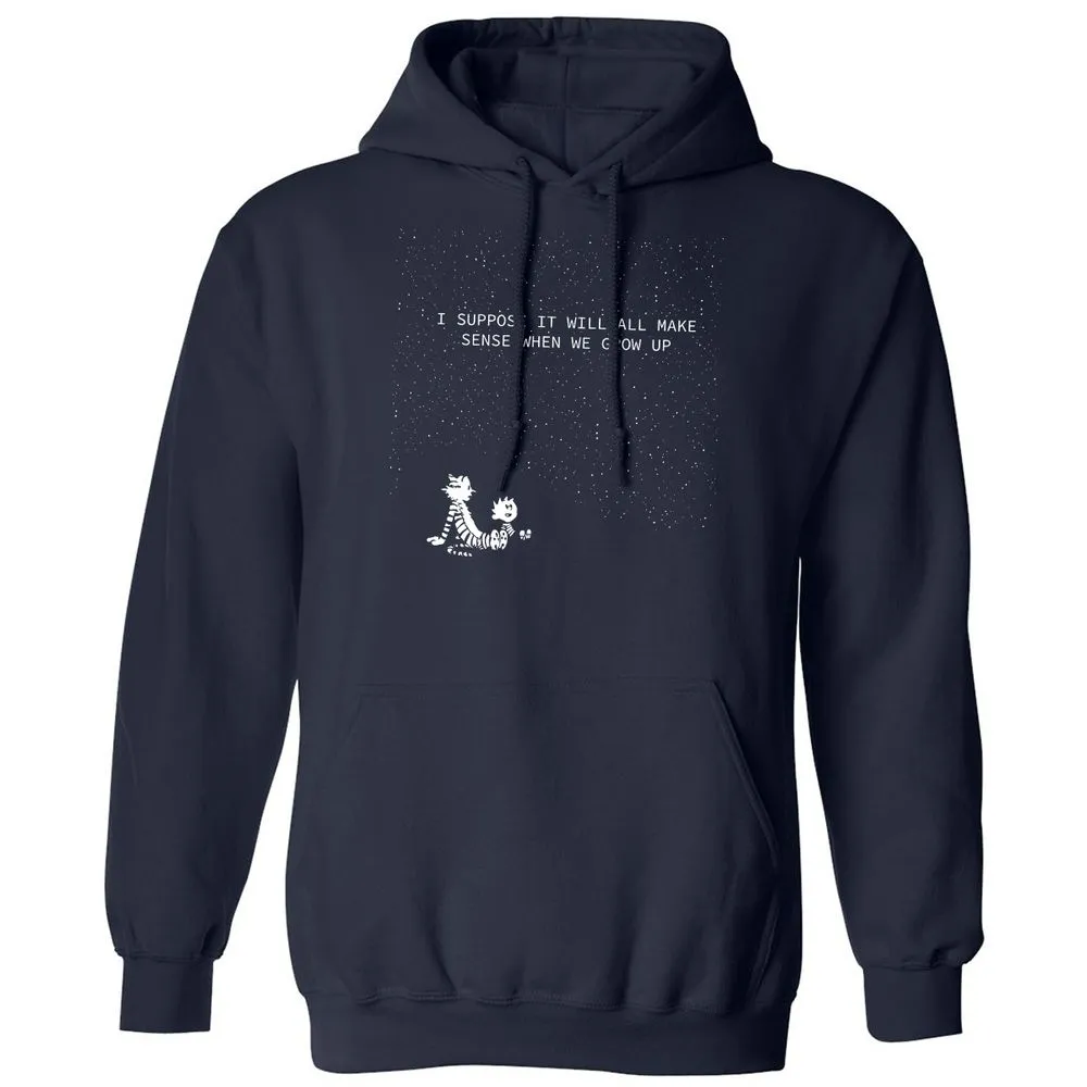 Calvin and Hobbes Stars - Navy - 2
