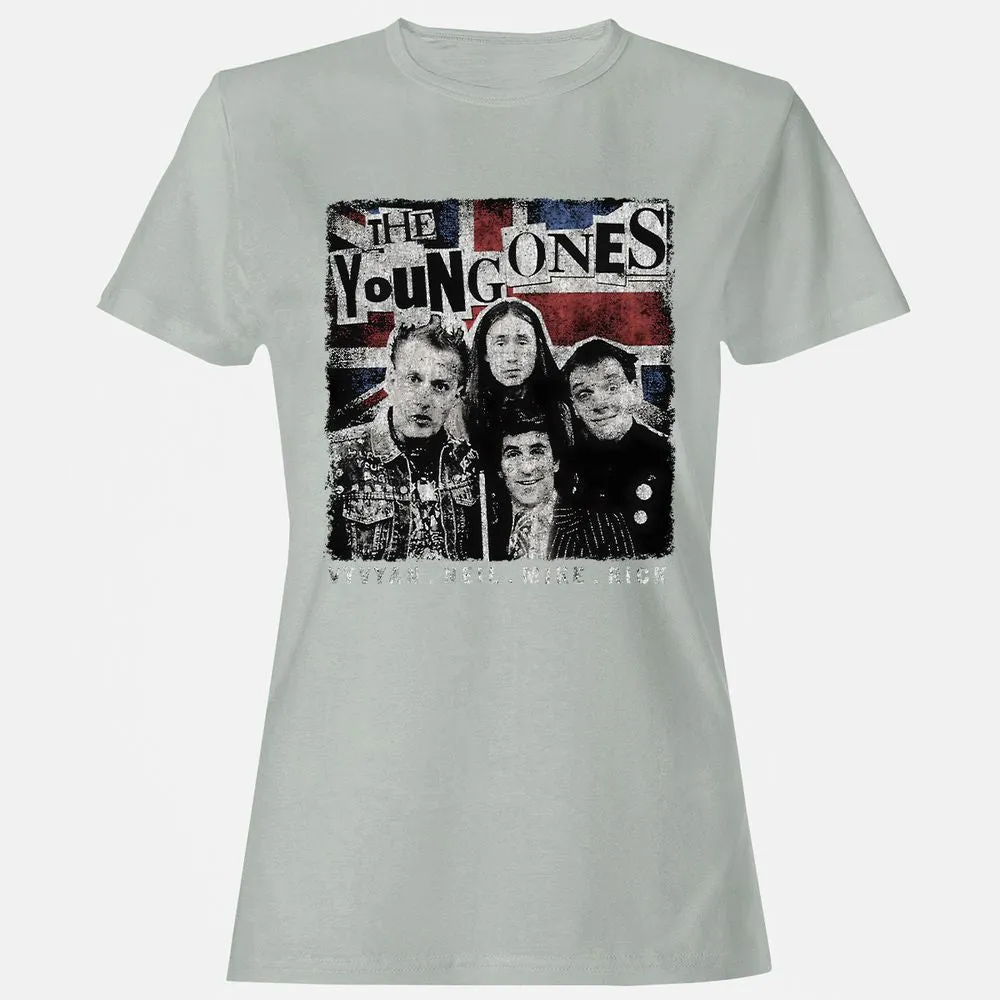 Women's T-Shirt - PN7DXL6Q - Ash - 2