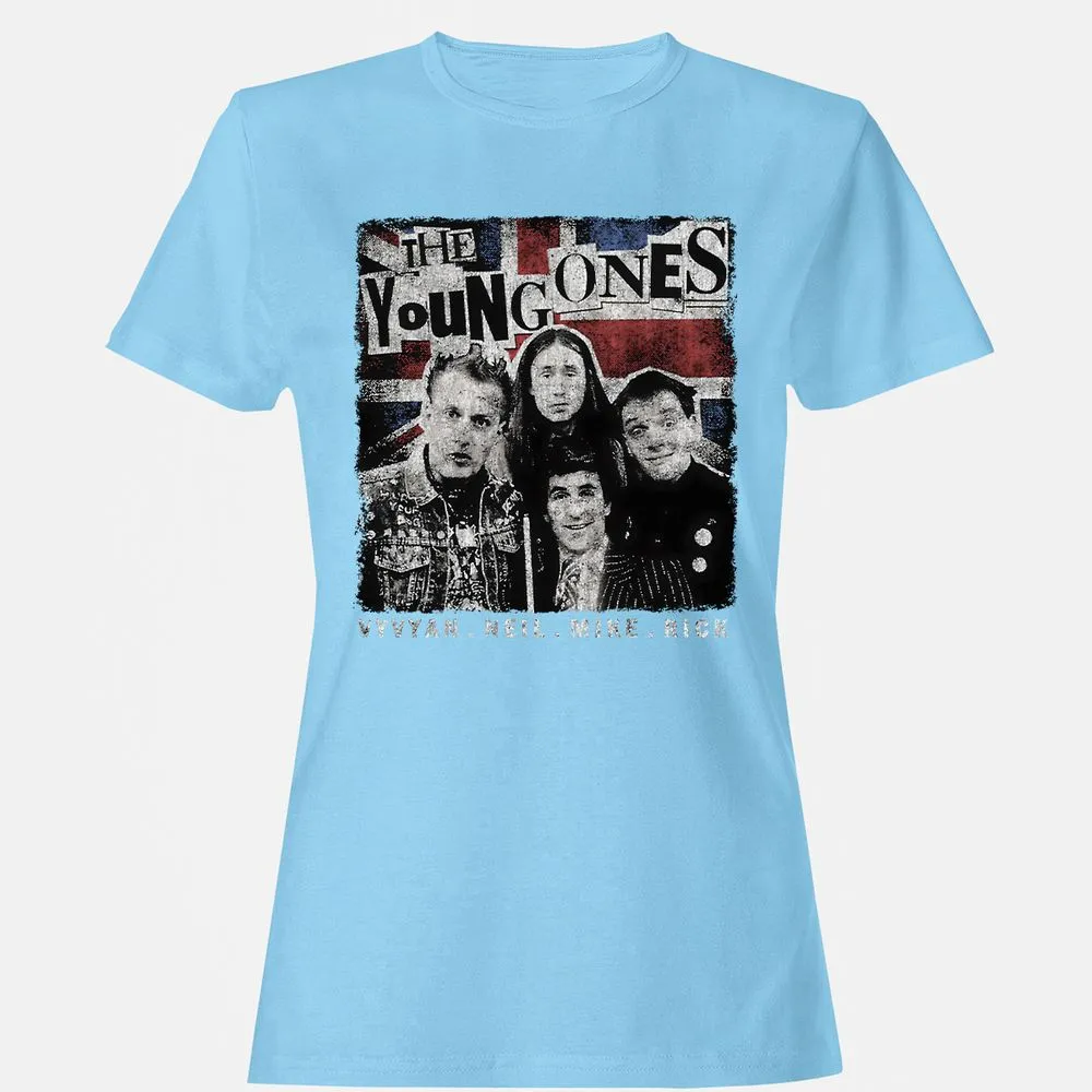 Women's T-Shirt - PN7DXL6Q - Light Blue - 8