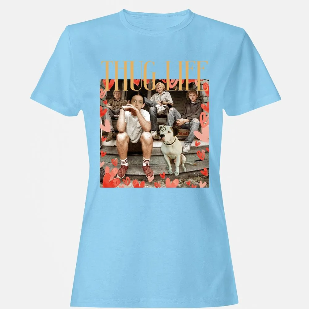 Women's T-Shirt - VQSKMANH - Light Blue - 8