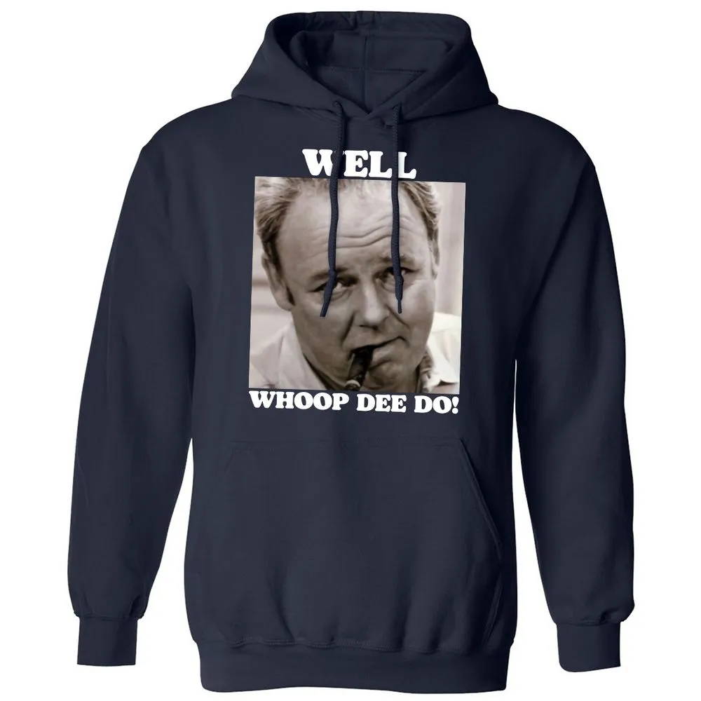 Funny 70s Tv Quote Whoop Dee Do - Navy - 2