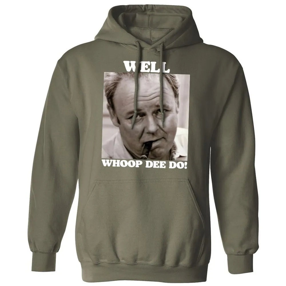Funny 70s Tv Quote Whoop Dee Do - Military Green - 4