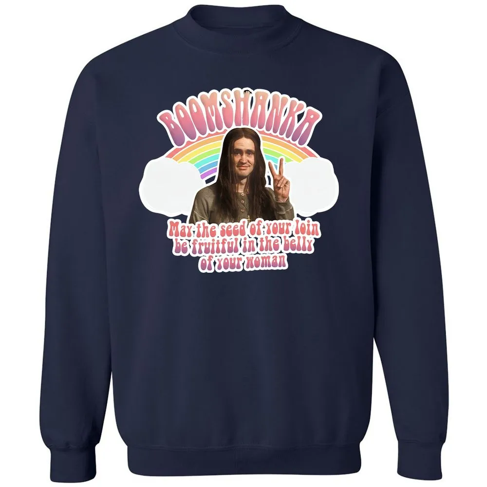 Classic Unisex Sweatshirt - 8JGBQ844 - Navy - 2