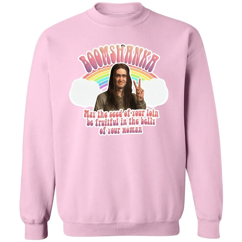 Classic Unisex Sweatshirt - 8JGBQ844 - Light Pink - 3