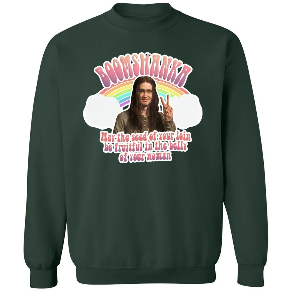 Classic Unisex Sweatshirt - 8JGBQ844 - Forest Green - 4