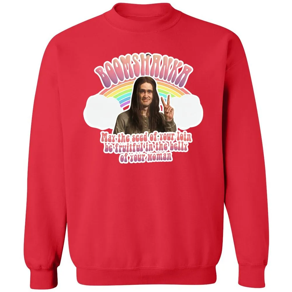 Classic Unisex Sweatshirt - 8JGBQ844 - Red - 5