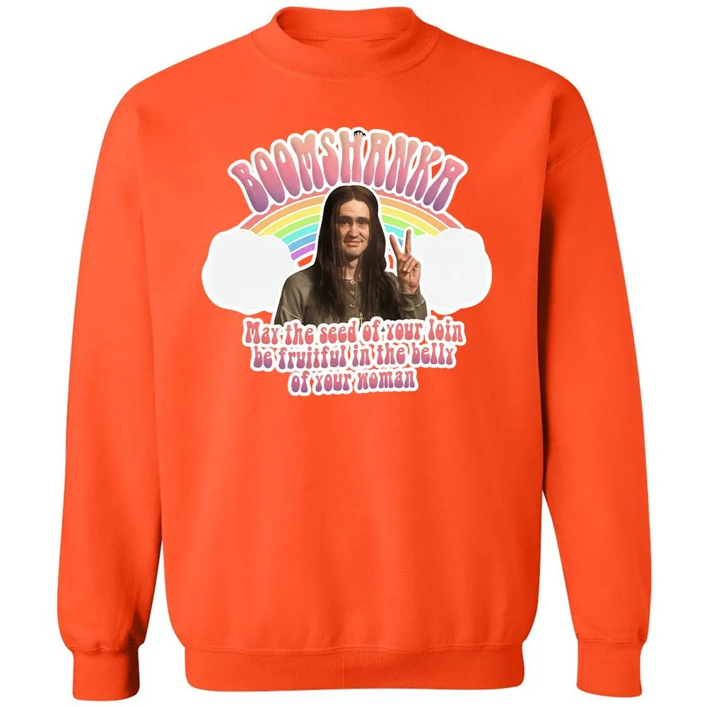 Classic Unisex Sweatshirt - 8JGBQ844 - Orange - 10